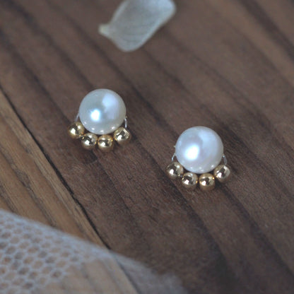 Freshwater pearl earrings/earrings | Quality AA+