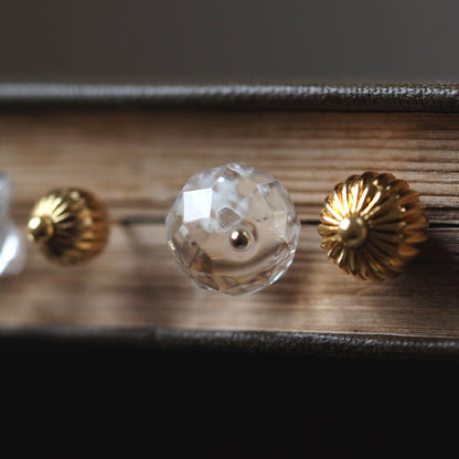 Herkimer Diamond | 14kgf Necklace | Selectable initials | Adjustable length | Large AAA ~Personalize