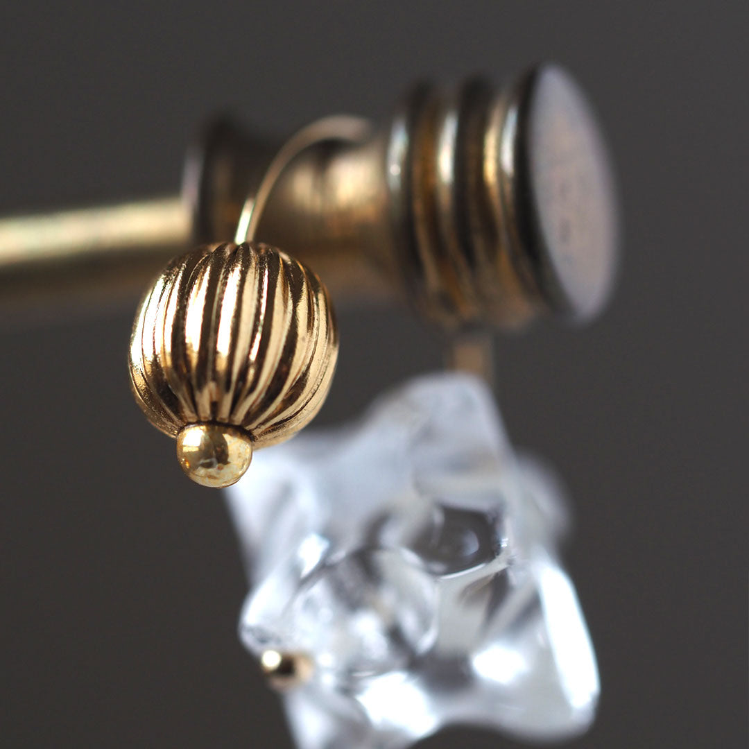 Herkimer Diamond | 14kgf Necklace | Selectable initials | Adjustable length | Large AAA ~Personalize