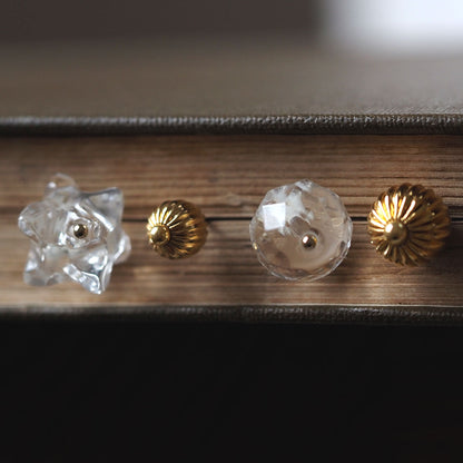 Herkimer Diamond | 14kgf Necklace | Selectable initials | Adjustable length | Large AAA ~Personalize