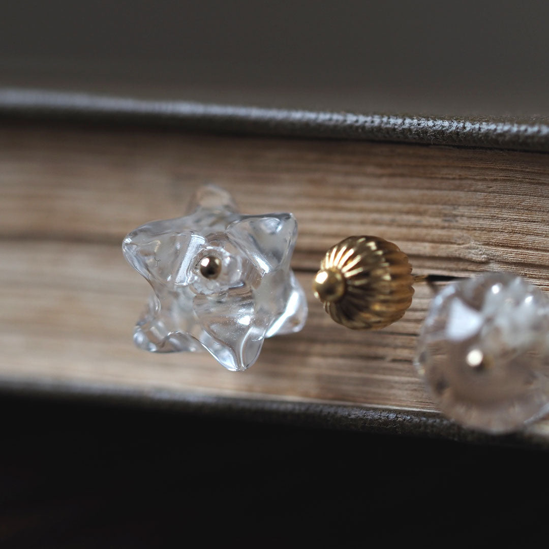 Herkimer Diamond | 14kgf Necklace | Selectable initials | Adjustable length | Large AAA ~Personalize