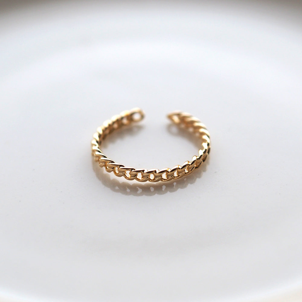 | 2way | Kihei chain ring cuff | Free size approx. 12 | Delicate gold