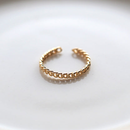 | 2way | Kihei chain ring cuff | Free size approx. 12 | Delicate gold