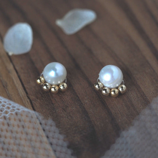 Freshwater pearl earrings/earrings | Quality AA+